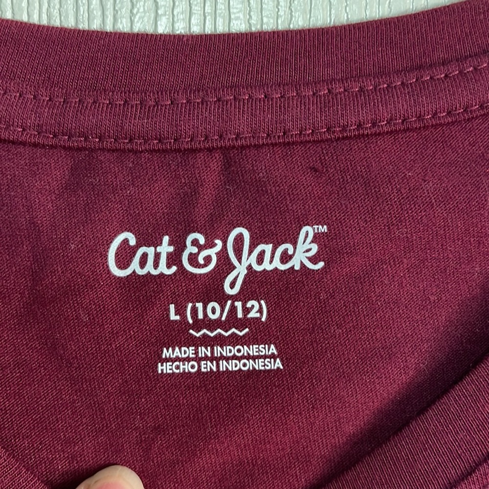 Cat & Jack reindeer top. Size 10/12. New! - Picture 5 of 7